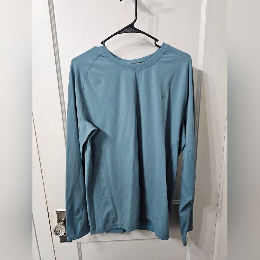 Vapor Teal Long Sleeve Shirt Sz Large